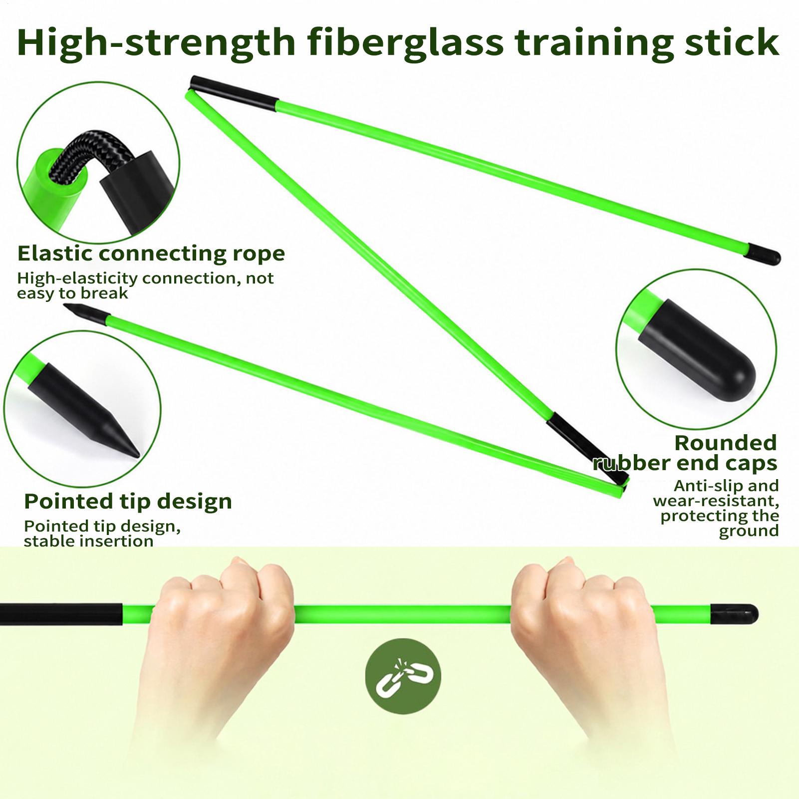Practice Equipment For Golf - Tongkat Penyelarasan Golf Alat Latihan Sudut