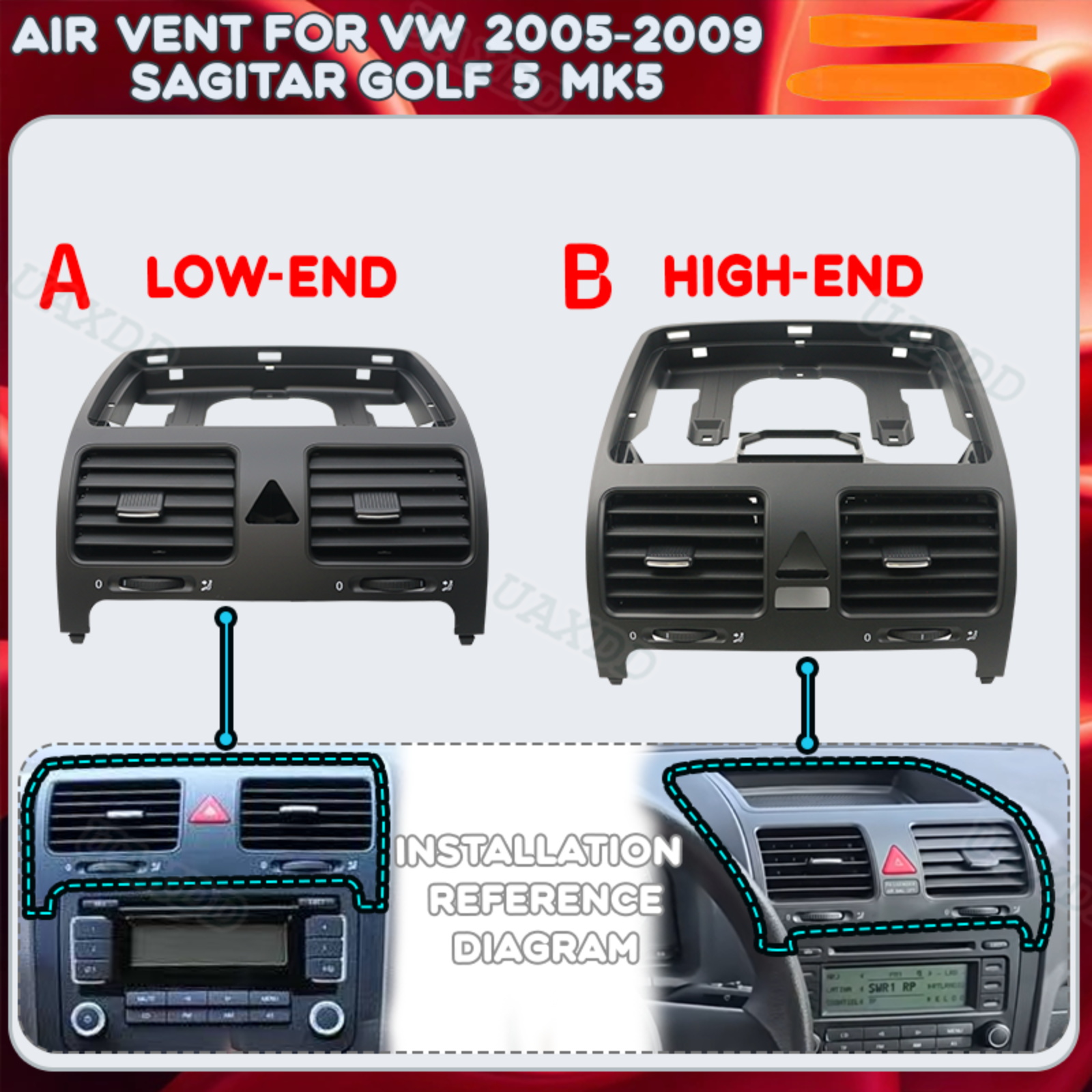 Kit Ventilasi Grille Otomotif, - Golf Equipment Outlet ulasan dan harga