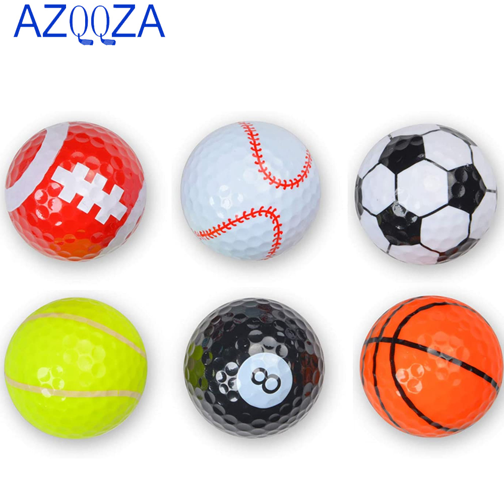 6 Buah Bola Golf Hadiah Latiha - Practice Equipment For Golf ulasan dan harga