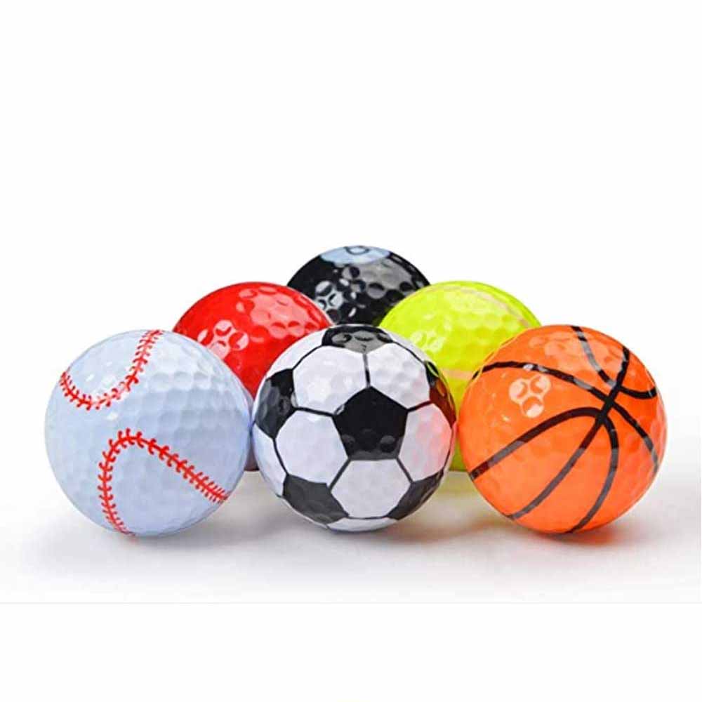 6 Buah Bola Golf Hadiah Latiha - Practice Equipment For Golf ulasan dan harga