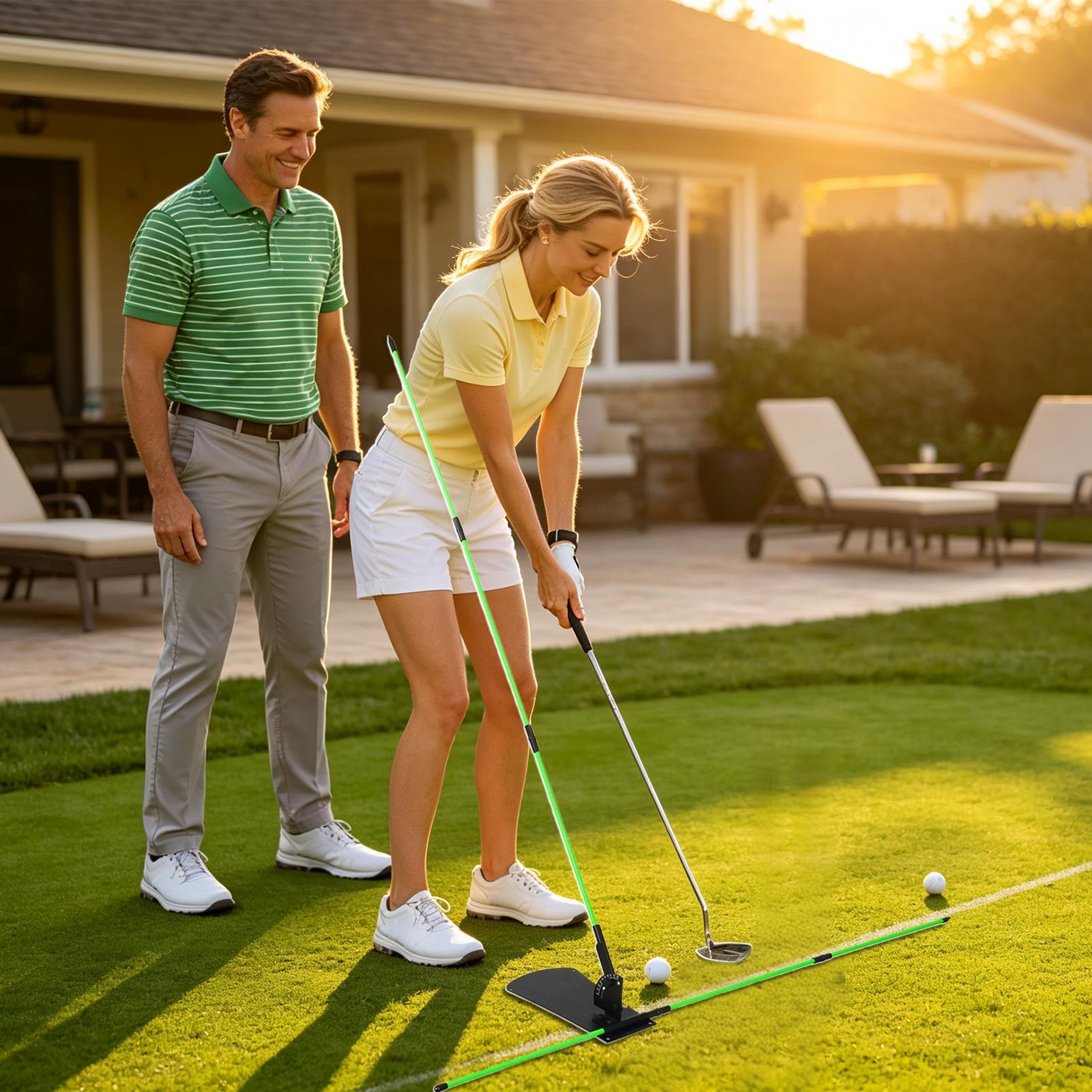 Tongkat Penyelarasan Golf Alat - Practice Equipment For Golf ulasan dan harga